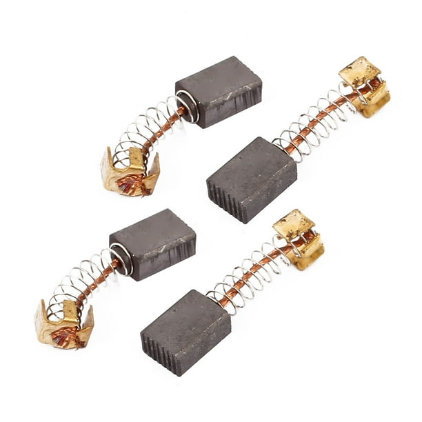 2 Pairs Carbon Brushes Power Tool 12x8x5mm f Electric Motor Walmart