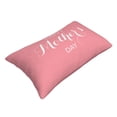 thumbnail image 2 of KLL Happy Mother's Day Pillow Covers Envelope Closure,Super Soft and Cozy Fuzzy Fleece Pillow Case Cover 16"x24", 2 of 7