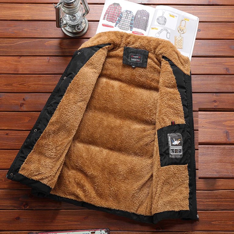 Men's Winter Puffer Vest Quilted Soft Fleece Lining Sleeveless Vest Jacket  Lightweight Warm Down Vest Outerwear Sport Coats