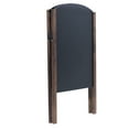 thumbnail image 4 of Costway 40'' Wood A-Frame Chalkboard Sign Menu Board Sidewalk Wedding Signage, 4 of 8