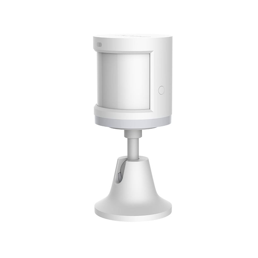 M Buder Smart Wireless Human Body Motion Sensor with Light Intensity Detector, 360-Degree Rotation Holder, 23 Feet Range, ZigBee Compatible for Indoor Home Security