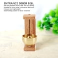 thumbnail image 3 of Timbre De Puerta De Entrada, Haya Y Latón, Uso Versátil, Timbre De Comerciante, Sonido Agradable Para Habitación, Porche, Refrigerador, 3 of 7