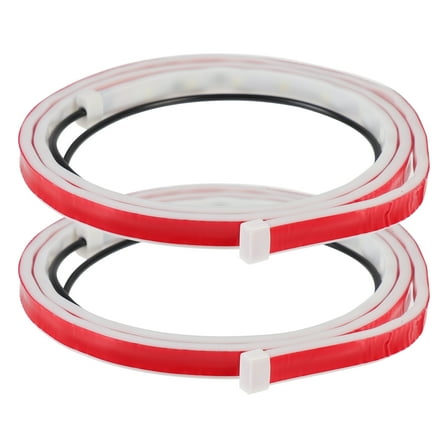 Pavodes 2pcs Car Interior Strip Lights Car Door Warning Light Auto Door LED Light