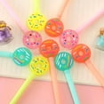 thumbnail image 1 of 4pcs Donut Gel Pens, Creative Water Pens Office Writing Pens Signature Pen, Holiday Party Ink Pens Ballpoint Pens, Stationery Small Gift Birthday Gift 0.5mm Black Pens, 1 of 5
