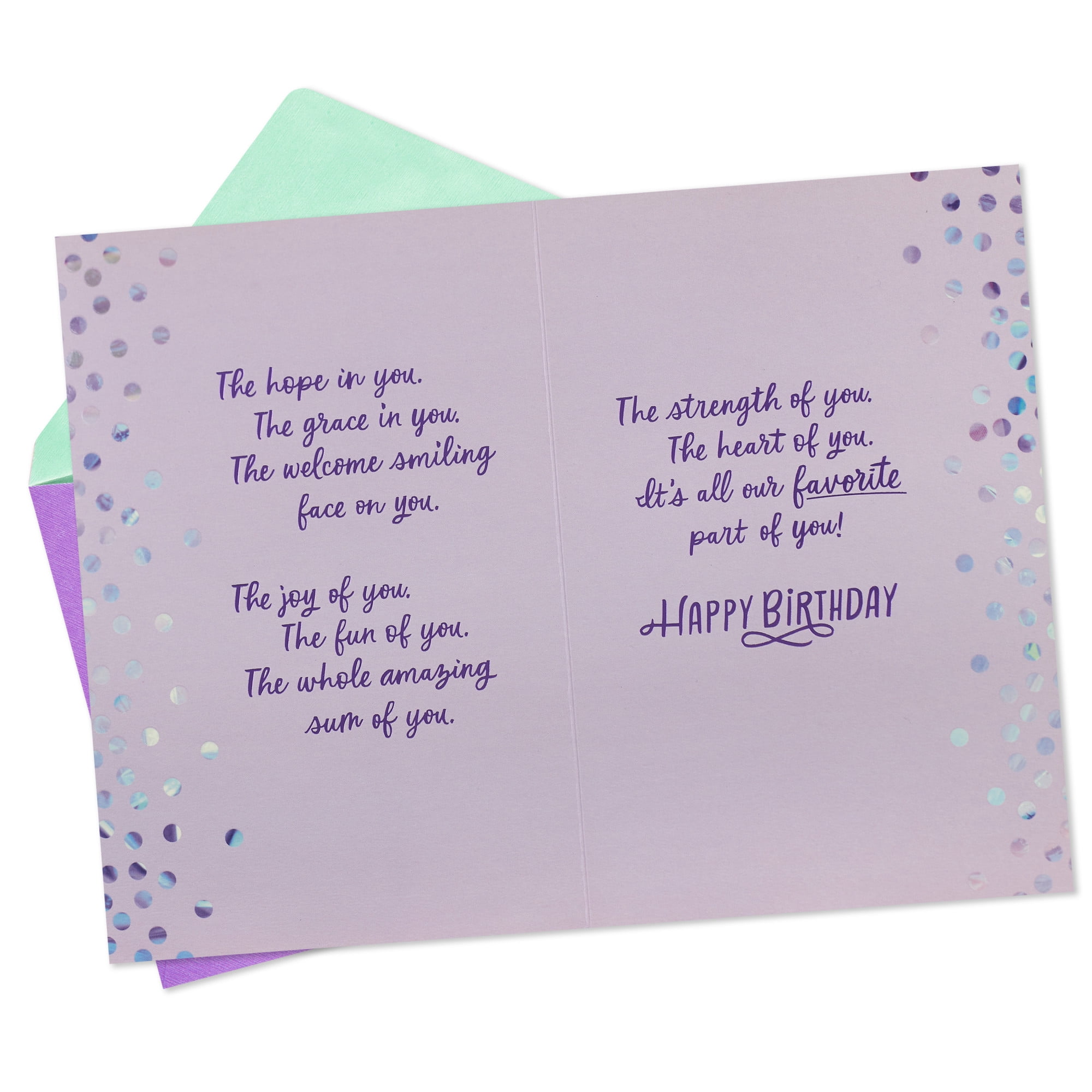 Hallmark Birthday Card for Granddaughter (Love the Strength, Fun and Heart of You)