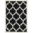 thumbnail image 2 of SAFAVIEH Chatham Freddy Geometric Wool Area Rug, Black/Ivory, 2' x 3', 2 of 8