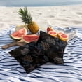 thumbnail image 5 of Outdoor Pillow Cover Ocean Coral Set of 2 Waterproof Throw Pillowcases Starfish Jellyfish Black Decorative Patio Furniture Pillows for Couch Garden Indoor & Outdoor Use, 5 of 9