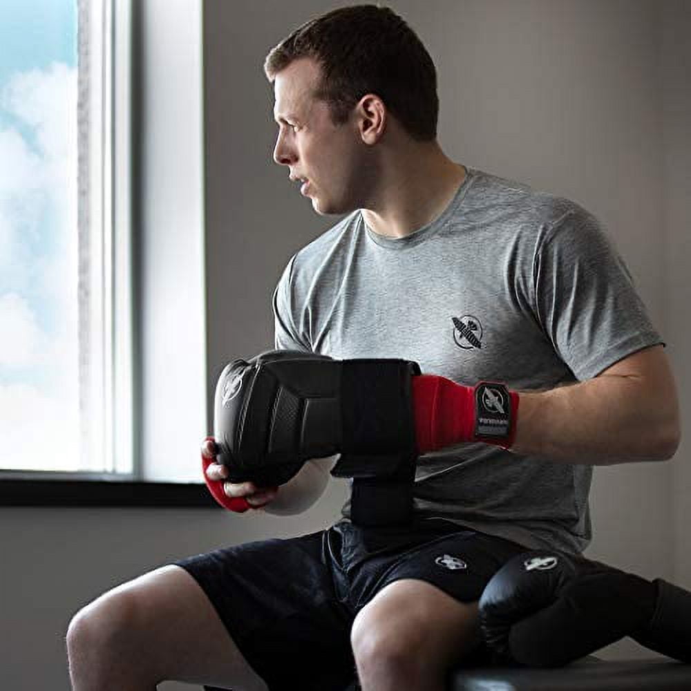 Hayabusa Quick Gel Boxing Hand Wrap Gloves - Grey, Large