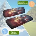 thumbnail image 6 of Psesaysky Bald Eagle Print Universal Golf Cart Seat Covers American Flag Club Car Precedent Golf Cart Breathable Material Fit Like a Glove for Women Men, Easy to Install, 6 of 8