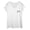 White, variant on Women's Aladdin Title Logo Badge  Scoop Neck White Large