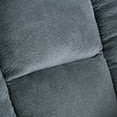 thumbnail image 5 of GDF Studio Brentwood Contemporary Fabric Pillow Tufted Recliner, Steel Gray and Black, 5 of 6