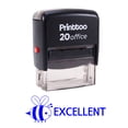thumbnail image 2 of Printtoo Custom Stamp EXCELLENT Self Inking Office Stationary Rubber Stamp-Blue, 2 of 2