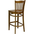 thumbnail image 5 of Emma + Oliver Vertical Slat Back Cherry Wood Barstool, 5 of 6