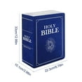 thumbnail image 3 of Yiaieng Novelty Plush Stuffed Animal, Bible Pillow Book Plush That Opens Religious Party Favors Gifts for Boys Girls (Blue), 3 of 10