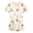 Sky Blue, variant on Women’s V-Neck Scrub Top with Sunflower and Bee Print, Short Sleeve Lightweight Work Uniform Shirt for Nurses, Medical Professionals Beige L