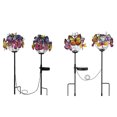 thumbnail image 3 of Yuarrent 2X Luz de camino Lámpara de césped Energía solar Mano de obra Orquídea Dispositivo de iluminación Decoraciones Adorno de jardín Type2 NO2, 3 of 6