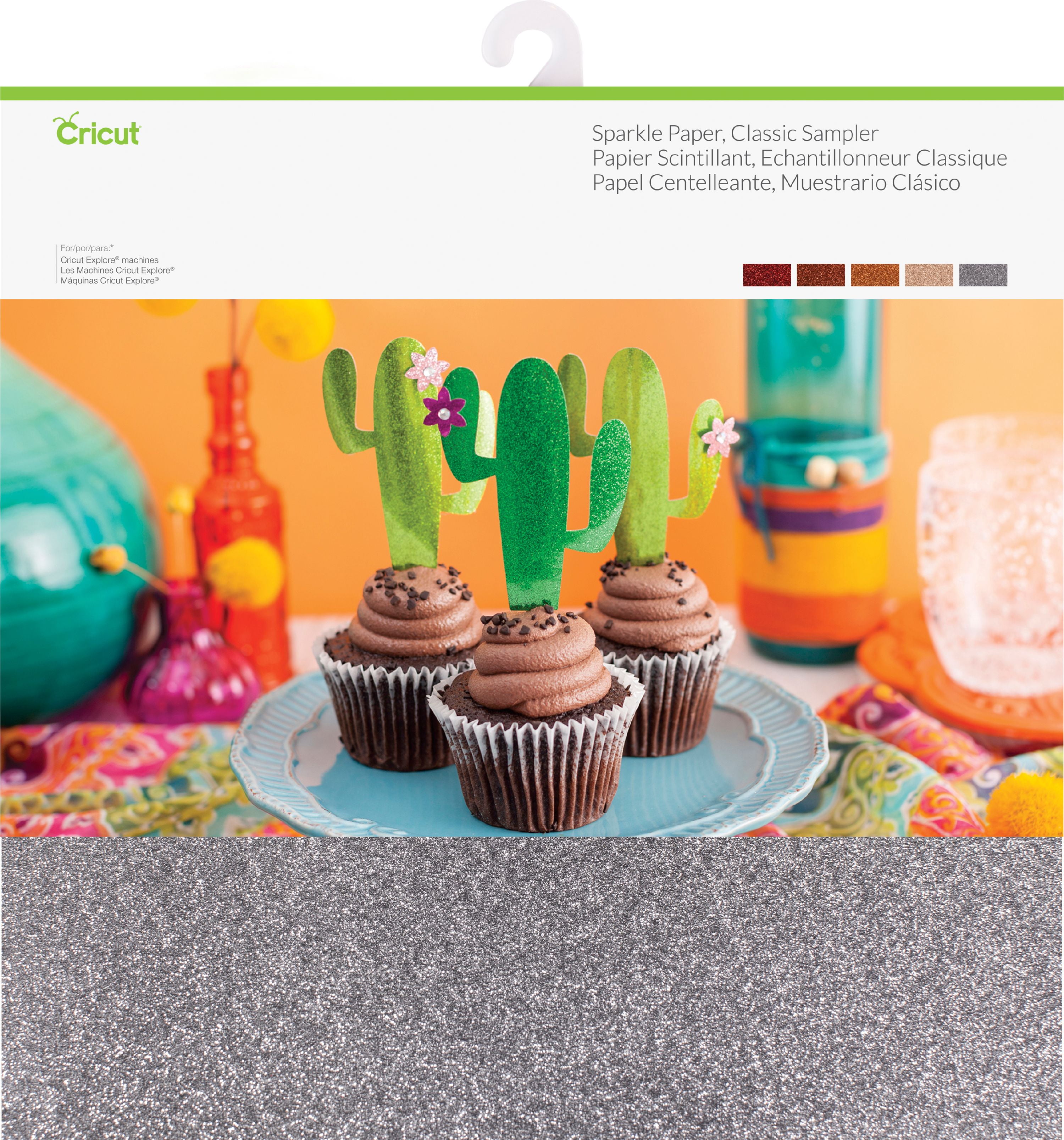 Cricut Sparkle Paper, Classic Sampler 12"x12"