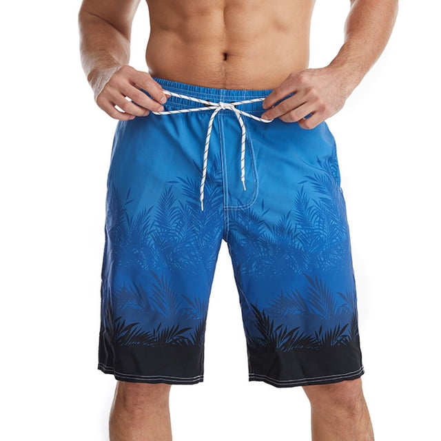 Men's Board Shorts Performance Swimwear for Surfing Beachwear Quick Drying Loose Fit Stripe Pattern Fashion