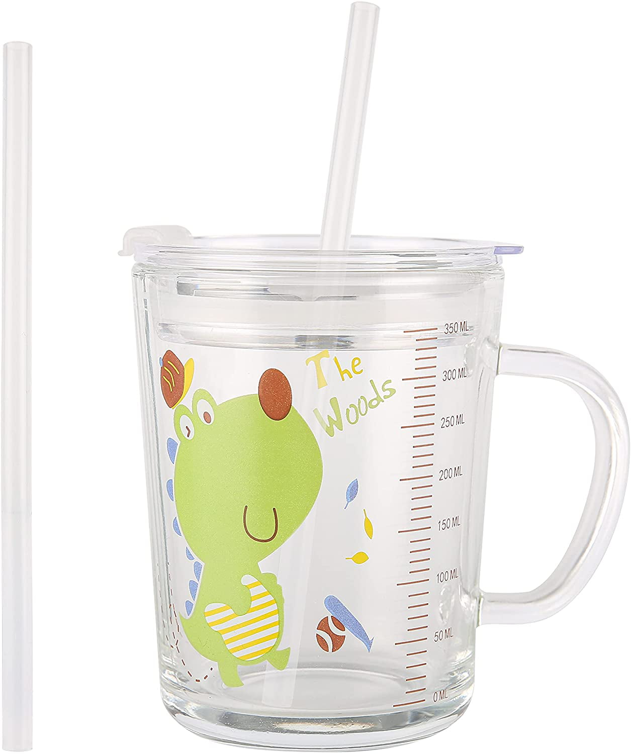 kid glass drinking cup plastic cup Dinosaur kids cup