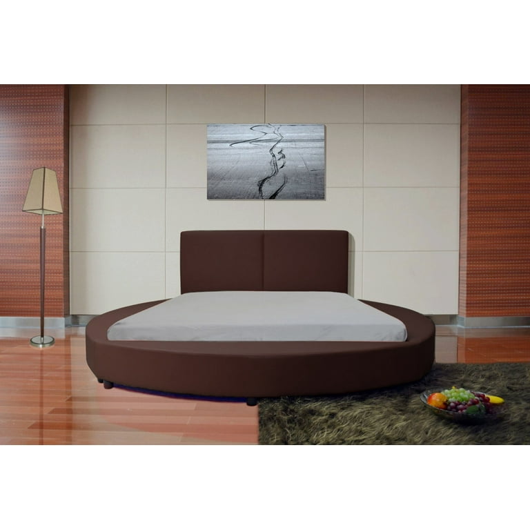 Greatime b1159 modern round on sale shape platform bed
