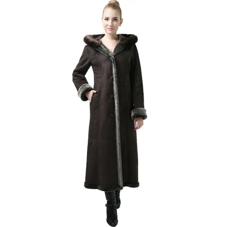 Faux Shearling Toggle Coat - Women's