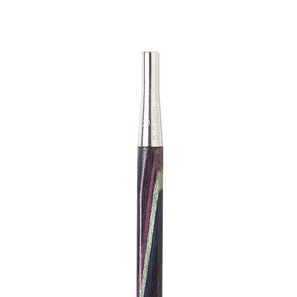 Knit Picks Foursquare Options 2-3/4" Short Tip Interchangeable Wood Knitting Needle Set