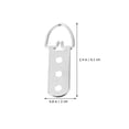 thumbnail image 3 of 50pcs Photo Frame Hooks Practical Useful Sturdy Photo Display Tool Hanging Parts Heavy Duty Hole Picture Frame Hangers for Home Wall House, 3 of 6