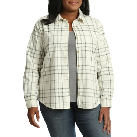 lee riders womens long sleeve knit fleece shirt