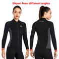 thumbnail image 3 of 3MM Neoprene Split Women Jackets Wetsuit Swim Snorkeling Surf Diving Suit, 3 of 12