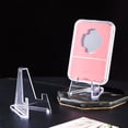 thumbnail image 1 of YAOMOBB Sports Card Display Rack Coin Display Stand Clear Mini Triangle Card Photo Small Badge Holder Show Rack, 1 of 6