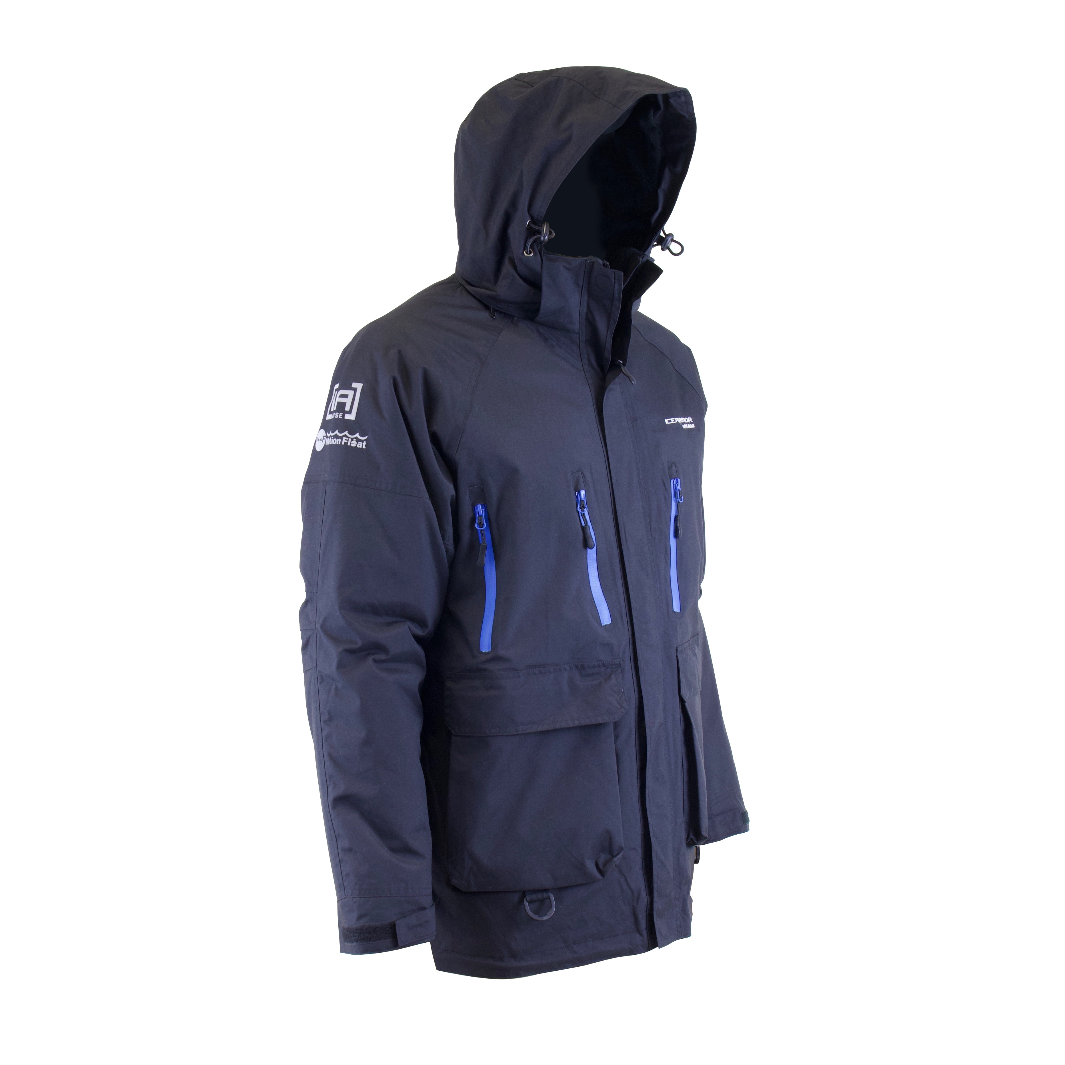 Clam Outdoors Ice Armor Float Parka Black, Sm