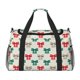 thumbnail image 1 of Disketp Retro bows Bolsa de Viaje Tipo Duffle, Bolso de Mano para Fin de Semana para Mujer, Bolsa de Gimnasio Ligera para Hombre, Esencial para Viajes, 1 of 7