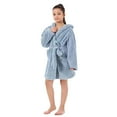thumbnail image 4 of AUNVITO Kids Hooded Bathrobe Soft Cotton Fleece Cozy Loungewear Sleepwear Western Style, 4 of 5