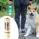 thumbnail image 4 of Botella de agua para perros Dispensador de agua portátil a prueba de con función de y alimentación Ligero para mascotas que caminan - Amarillo Salvador Botella de bebida para mascotas, 4 of 8