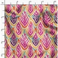 thumbnail image 2 of Soimoi Japan Crepe Satin Pink Fabric By the Yard - 54 Inch Wide - Damask Ikat Fabric - Elegant and Traditional Patterns for Stylish Creations Printed Fabric, 2 of 6