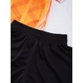 thumbnail image 6 of Alvivi Kids Boys Soccer Jerseys Football Training Shirt Uniform with Shorts Sportwear Sets Orange 7-8, 6 of 7