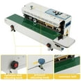 thumbnail image 4 of QinaQin Continuous Sealing Machine - Fr-900 Fully Automatic Horizontal Sealing Machine, 110v, Simulated Temperature Control, Suitable for Commercial Pp Aluminum Foil and Pvc Plastic Bag Sealing, 4 of 8
