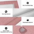 thumbnail image 5 of Vintage Peach Pink Outdoor Rug 6x9 Ft, Non Slip Washable Area Rug, Farmhouse Retro Solid Color Linen Texture Patio Rugs Carpet Runner, Large Floor Mat for Indoor/Outdoor Deck Porch Camping, 5 of 8