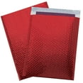 thumbnail image 4 of Red Radiance: Pack of 100 Matte Glamour Bubble Mailers for Stylish Shipping (13 x 17.5 Inches), 4 of 5