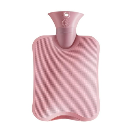 

Bescita 2L Ribbed Hot Water Bottle Water Injection Hot Water Bottle