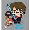 thumbnail image 6 of Harry Potter Chibi Characters & Glowing Sword Long Sleeve Unisex Adult Hooded Sweatshirt-Large, 6 of 7