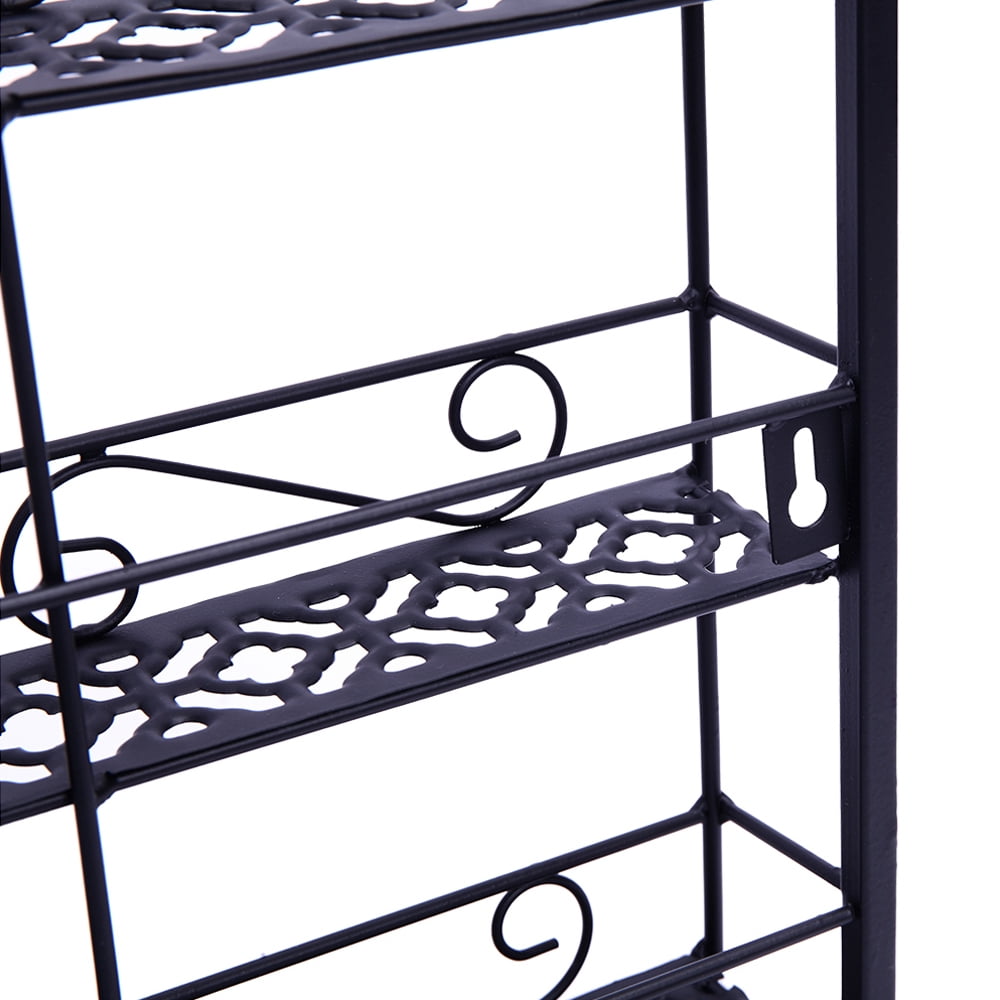 Lowestbest Nail Polish Display Rack, Wall Mounted 6-Tier Nail Polish Rack Holder, Metal Square Wall Mounted Display Organizer, Nail Polish Organizer, Nail Polish Storage for Nail Salon, Beauty Shops Lowestbest Nail Polish Display Rack, Wall Mounted 6-Tier Nail Polish Rack Holder, Metal Square Wall Mounted Display Organizer, Nail Polish Organizer, Nail Polish Storage for Nail Salon, Beauty Shops