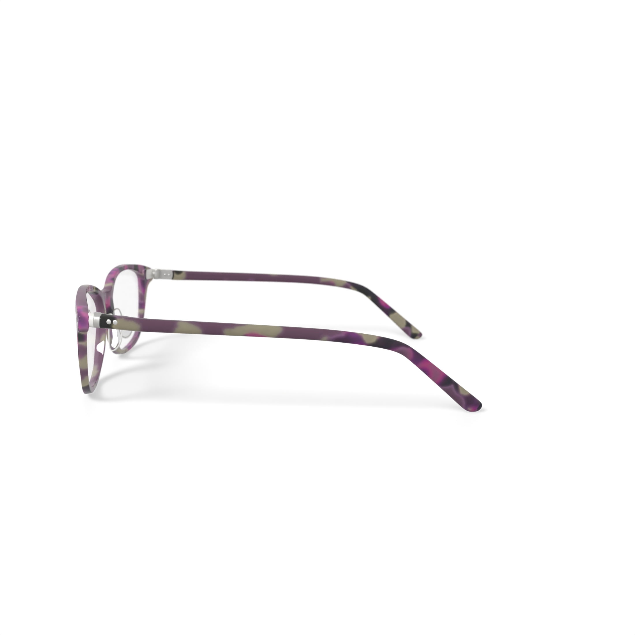 Walmart Women's WOP68 Oval Prescription Eyeglasses with Case, Purple Tortoise