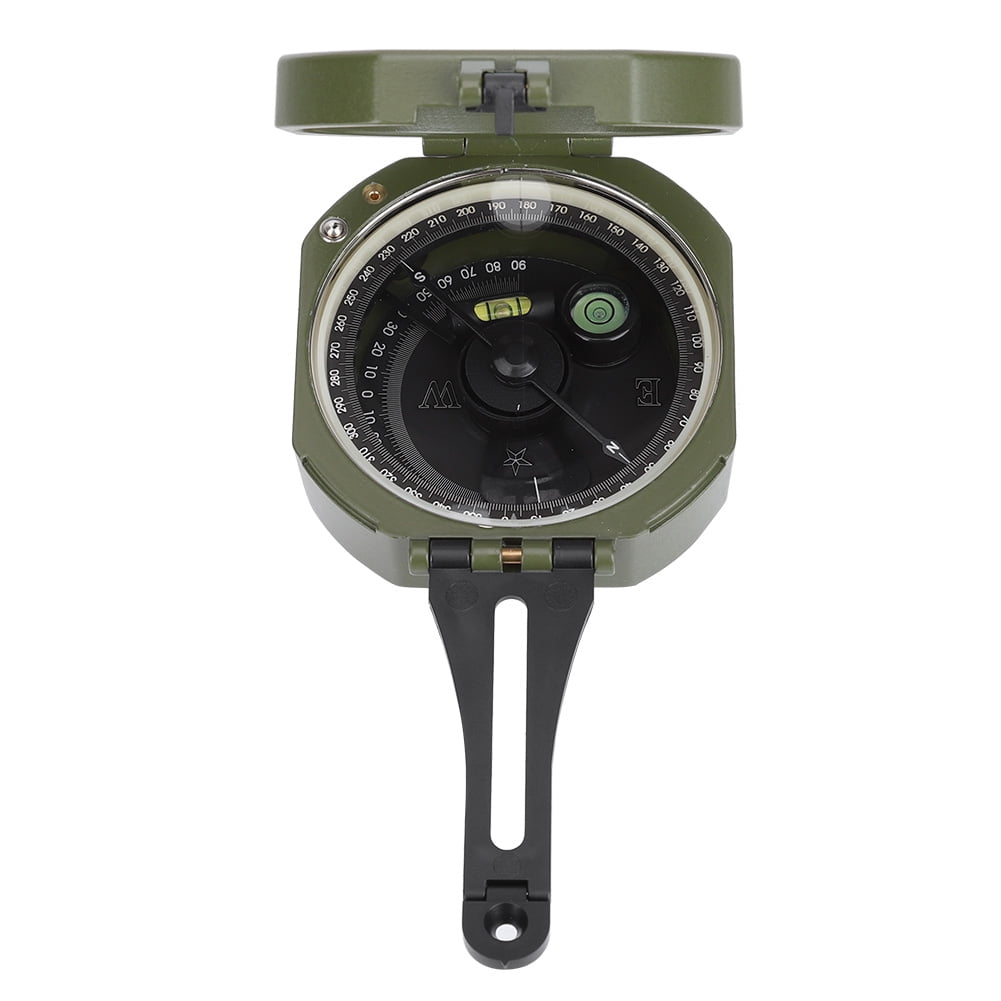 Outdoor Compass, Shockproof Weahter Resistant Compass Accurate  Declination Adjuster Clear Scale Crush Resistant  For Geological Survey
