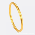 thumbnail image 2 of Titanium Steel Clad Gold Fine Bracelet Gold Arc 3mm, 2 of 4