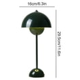 thumbnail image 4 of Mushroom Bud LED Lámpara Mesa Recargable Lámpara Mesa Danish Bud Lámpara Ambiente Decorativa Lámpara Noche Lámpara Setas (verde) Modelo Recargable, 4 of 6