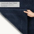 thumbnail image 5 of Delara Organic Cotton Reversible Bath Mat – 3000 GSM, GOTS Certified, Ultra-Thick & Super Absorbent | Soft, Plush & Quick-Drying Bathroom Rug, 5 of 7