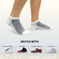 thumbnail image 7 of 8 Pack Mens Ankle Socks Low Cut Comfort Casual Socks Size 10-13/13-15, 7 of 7