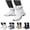 Black, variant on Women's Snow Boots Winter Lace up Fleece Lined Winter Ankle Booties Arch Support Outdoor Shoes for Walking Hiking White 10