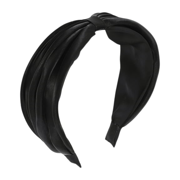 Unique Bargains 1 Pc Mesh Wide Headbands for Women Black